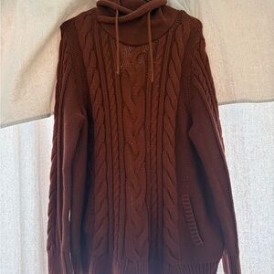 L.L. Bean Women's Rust Turtleneck Sweater